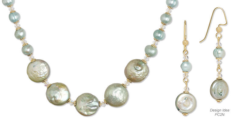 Design Idea PC2N features dyed pearls.